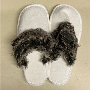 Monogrammed robe with matching slippers